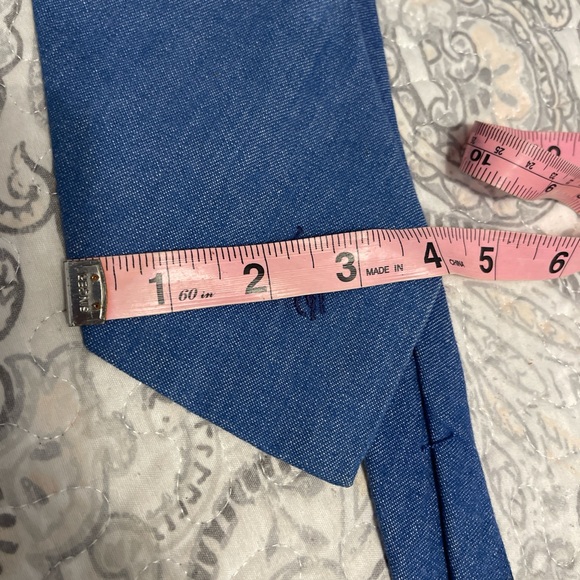 Ralph Lauren Classic Blue Men's Tie - Picture 7 of 7